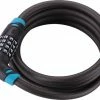 BBB Cycling CodeSafe Coil Cable Fietsslot - Kabelslot Fiets Cijferslot - Zwart - 150 X 1 Cm - BBL-35
