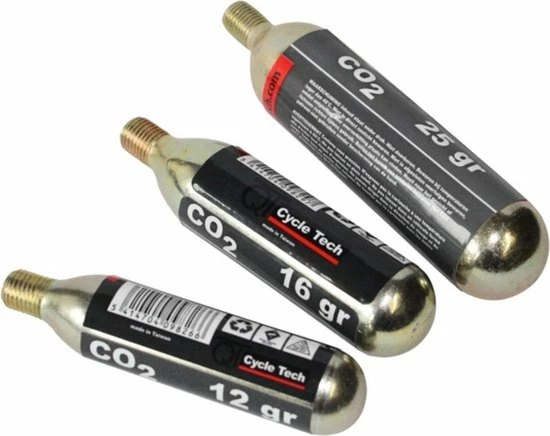 Itek Pomp CO2 Cartridge 12g Met Draad 1 Itek Pomp CO2 Cartridge 12g Met Draad