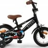 SJOEF Race Jongensfiets 12 Inch - Zwart