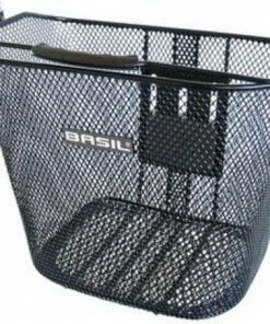 Basil Bremen KF Fietsmand - Voor - Staal - Zwart -Bobike SHOP 550x453 1