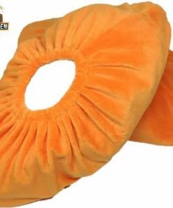Overschoen-Kampioen 2 PAAR Oranje Velours Overschoenen - Schoenhoesjes - Sloffen Antislip Maat 37-42 -Bobike SHOP 550x458 3