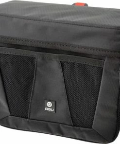 AGU Box Performance Stuurtas KLICKfix - Waterafstotende Fietstas Van Gerecycled Polyester - 3M Reflectie - 8 Liter - Zwart