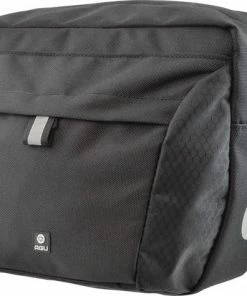 AGU Box Performance Stuurtas KLICKfix - Waterafstotende Fietstas Van Gerecycled Polyester - 3M Reflectie - 8 Liter - Zwart -Bobike SHOP 550x475 3