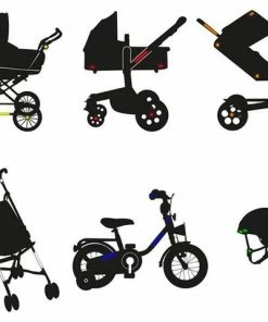 Roadstar Reflecterende Veiligheids Stickers - Geel - Reflectie Tape Voor In Het Verkeer - Maak Wandelwagens, Koffers, Buggy's, Skelters, Helms, Fietsen Etc Goed Zichtbaar In Het Donker. -Bobike SHOP 550x479 7