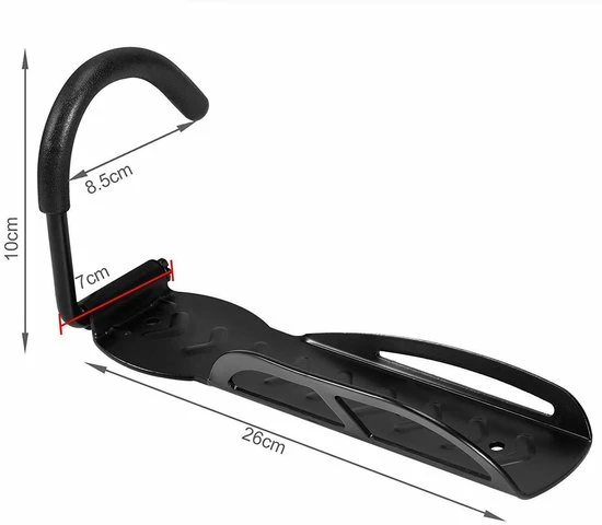 Merkloos Fiets Muurbevestiging Houder Ophangsysteem U2013 Ophangbeugel / Wandbeugel U2013 Fietshaak Voor De Muur/Wand U2013 1 Fiets 5 Merkloos Fiets Muurbevestiging Houder Ophangsysteem U2013 Ophangbeugel / Wandbeugel U2013 Fietshaak Voor De Muur/Wand U2013 1 Fiets - Afbeelding 5