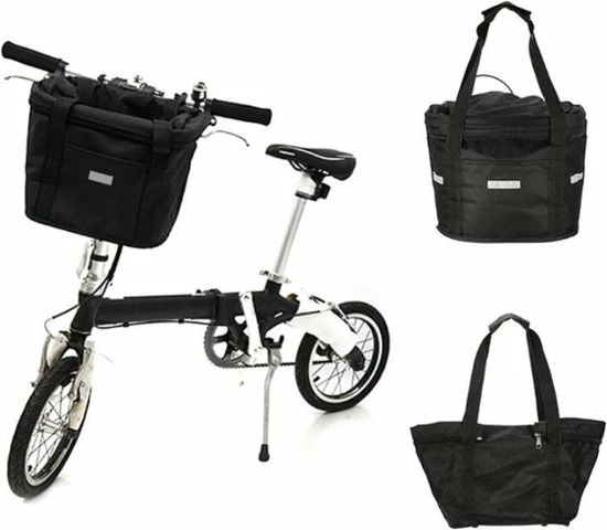 Merkloos Hond Kat Fietsmand - Met Reflecterende Strip - Fietsaccessoires - Honden Fietsmand Voorop - Waterbestendige Honden Fietstas - Hondentas - Verstelbare Riemen - Hoogte 25 CM 6 Merkloos Hond Kat Fietsmand - Met Reflecterende Strip - Fietsaccessoires - Honden Fietsmand Voorop - Waterbestendige Honden Fietstas - Hondentas - Verstelbare Riemen - Hoogte 25 CM - Afbeelding 6