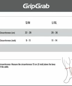 GripGrab - CyclinGaiter Hi-Vis Rainy Weather Ankle Cuff - Geel Hi-Vis - Unisex - Maat L/XL -Bobike SHOP 550x482 2