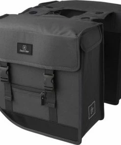 Fastrider Hybrid Dubbele Fietstas Grijs - 26L -Bobike SHOP 550x482 3