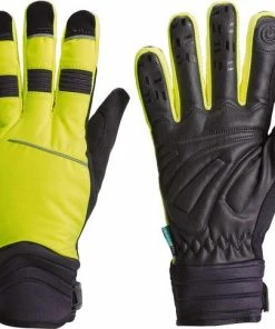 BBB Cycling WaterShield Fietshandschoenen Winter - Fiets Handschoenen Touchscreen - 0-10 - Wind- En Waterdicht - Neon Geel - Maat XXL