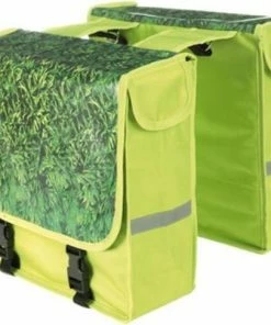 Nietverkeerd Niet Verkeerd - Dubbele Fietstas - 22 L - Groen