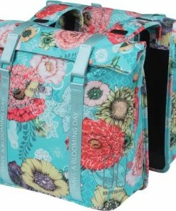 Basil Ever-Green Dubbele Fietstas - Beige - 32 Liter -Bobike SHOP 550x489