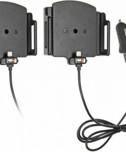 Brodit Houder - Universele Houder USB-C Met 12V USB Plug 75-89mm / 12-16mm