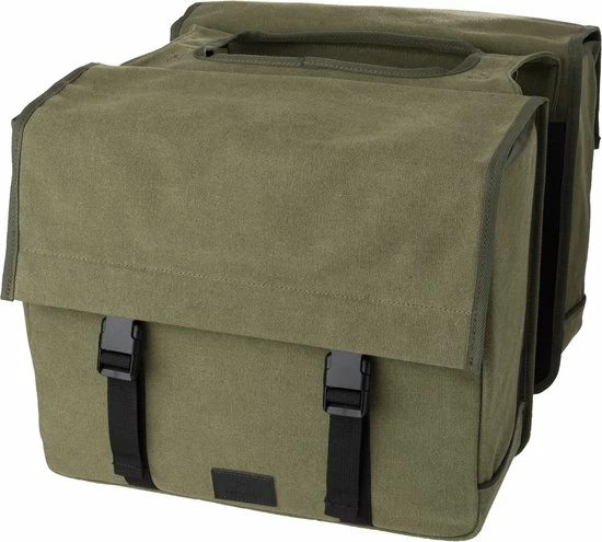 Fastrider Celo Dubbele Fietstas Groen - 34L 1 Fastrider Celo Dubbele Fietstas Groen - 34L