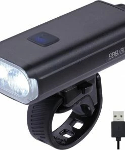 BBB Cycling StrikeDuo 2000 Koplamp - Fietsverlichting - Met Afstandsbediening - Oplaadbaar - Ovale Lichtbundel - Zwart - BLS-173