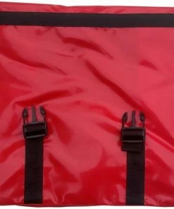 BayNL- Waterdicht - Dubbele - Bisonyl - Fietstas- Reflectoren - Rood 34cmX16.2cmX32cm=35 Liter -Bobike SHOP 550x498 2