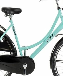 Amigo Eclypse Transportfiets 28 Inch - Omafiets Met Voordrager - Turquoise/Zwart -Bobike SHOP 550x498 5