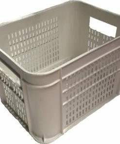 Mullrose Fietskrat Kunststof WIT - L 40 X B 30 X H 25 Cm