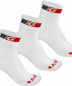 GripGrab GripGrab Classic Regular Cut Sokken 3PACK - Wit - Unisex - Maat S