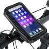 Opline VGEBY7 Fietstas | Geschikt Voor: Samsung Galaxy A12| Fietshouder | FIets Telefoon Houder | Waterdicht | Houder Fiets Telefoon | Fiets Steun