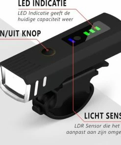 Trustic EVO | Fietsverlichting | Oplaadbaar | Fietslamp | Verschillende Standen | Licht Sensor | Waterbestendig | Set -Bobike SHOP 550x504 3