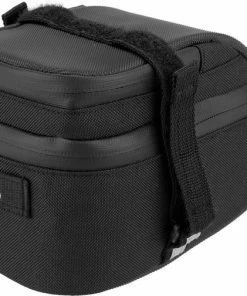 BBB Cycling EasyPack Zadeltas Fiets - Racefiets Tas - Wielren Tasje - Waterbestendig - Zwart - Maat L - BSB-31L