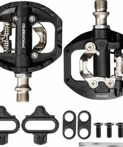 Promed MTB Klikpedalen - Combi - Geschikt Voor 2 Punts SPD Mountainbike Pedalen - Duo Pedalen - Zwart -Bobike SHOP 550x509 5