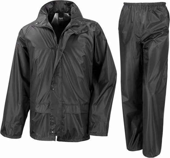 Result Zwart All Weather Regenpak Voor Volwassenen M (40/50) 2 Result Zwart All Weather Regenpak Voor Volwassenen M (40/50) - Afbeelding 2