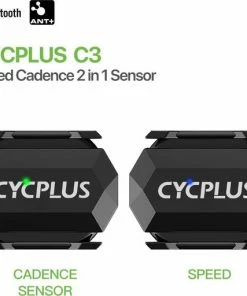 Cycplus C3 Cadanssensor En Snelheidssensor In 1 - Garmin - Wahoo - Zwift - Tacx - Bryton - Cadansmeter - Snelheidsmeter