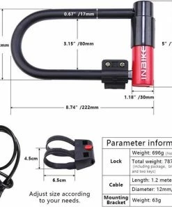 HANDT Bike Fietsslot - U-lock - Kabel - Scooterslot - Kabelslot -Bobike SHOP 550x514 1