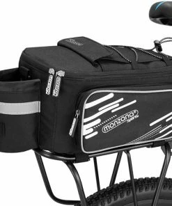 Monzana - Fietstas Bagagedrager - 12L Waterdicht Zwart