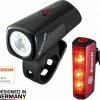 Sigma BUSTER 400 USB LED Fiets Verlichtingset 400 Lumen + Blaze Flash USB Achter Met Remlicht Functie - Li-ion Accu - Oplaadbaar