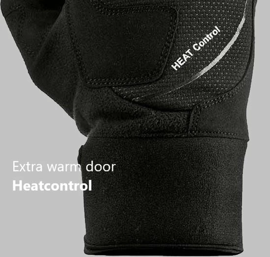 R2 Blizzard - Touchscreen Winterfietshandschoenen - Dikke Winterhandschoenen Tegen De Kou - Fiets, Wandel, Hardloop Handschoenen - Winddicht - Dames En Heren- Zwart/Roze - Maat M / 7 4 R2 Blizzard - Touchscreen Winterfietshandschoenen - Dikke Winterhandschoenen Tegen De Kou - Fiets, Wandel, Hardloop Handschoenen - Winddicht - Dames En Heren- Zwart/Roze - Maat M / 7 - Afbeelding 4