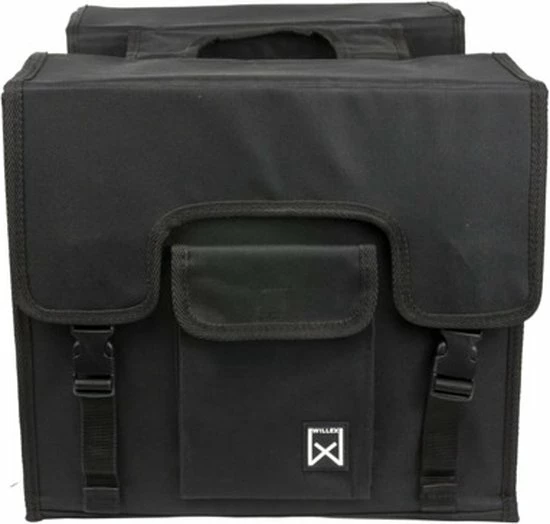 Willex Shopper - Dubbele Fietstas - 38liter- Zwart 4 Willex Shopper - Dubbele Fietstas - 38liter- Zwart - Afbeelding 4