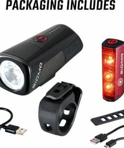 Sigma BUSTER 400 USB LED Fiets Verlichtingset 400 Lumen + Blaze Flash USB Achter Met Remlicht Functie - Li-ion Accu - Oplaadbaar -Bobike SHOP 550x525 4