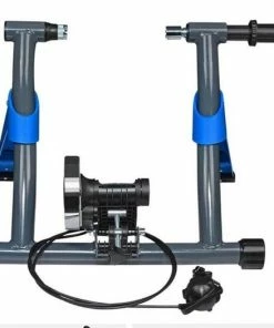 Merkloos Decopatent Fietstrainer - Rollenbank Fiets 26-28 Inch Of 700C Wielen - Hometrainer - Racefiets - Mountainbike - Aluminium - Blauw -Bobike SHOP 550x525 6