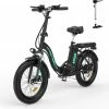 HITWAY E-Bike Elektrische Fiets 20 Inch Fat Tire E-Bicycle Vouwfiets, 250 W/36 V/11,2 Ah Accu, Max. Bereik Tot 35-90 Km, Offroad-mountainbike Met Shimano 7-versnellingen, City EBike