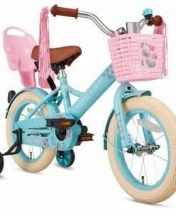 Supersuper Little Miss - Kinderfiets - Meisjesfiets - 14 Inch - Turquoise -Bobike SHOP 550x531 7