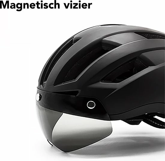 Lightyourbike ? Lightyourbike VISION 1 - Fietshelm Met Vizier & Verlichting - Elektrische Fiets, Racefiets & MTB - Zwart 4 Lightyourbike ? Lightyourbike VISION 1 - Fietshelm Met Vizier & Verlichting - Elektrische Fiets, Racefiets & MTB - Zwart - Afbeelding 4