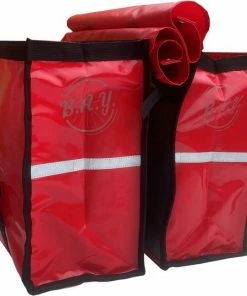 BayNL- Waterdicht - Dubbele - Bisonyl - Fietstas- Reflectoren - Rood 34cmX16.2cmX32cm=35 Liter -Bobike SHOP 550x538 5