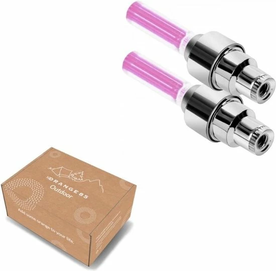 Orange85 Fietslicht - Wielverlichting - Ventiel - Roze - 2 Stuks - Spaakverlichting 3 Orange85 Fietslicht - Wielverlichting - Ventiel - Roze - 2 Stuks - Spaakverlichting - Afbeelding 3