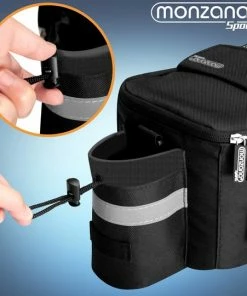Monzana - Fietstas Bagagedrager - 12L Waterdicht Zwart -Bobike SHOP 550x540 3