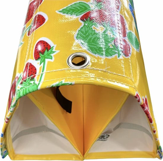 Atelier Du Baj Du Baj Budget L Fresas Yellow - Dubbele Fietstas - 45 L - Geel 6 Atelier Du Baj Du Baj Budget L Fresas Yellow - Dubbele Fietstas - 45 L - Geel - Afbeelding 6