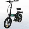 HITWAY E Bike Opvouwbare Elektrische Fiets 250W Motor, 36V / 8.4Ah Batterij, 25km/h, 35-70km, 16", City EBike Heren En Dames,
