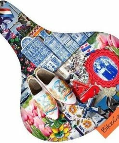 Bikecap Zadeldekje Zadelhoes Nederland Klompen Molen Vlag