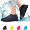 Doodadeals Waterdichte Overschoenen - Siliconen - Zwembad - Zwart - Maat S 29-34