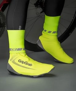 GripGrab - CyclinGaiter Hi-Vis Rainy Weather Ankle Cuff - Geel Hi-Vis - Unisex - Maat L/XL -Bobike SHOP 550x550 194