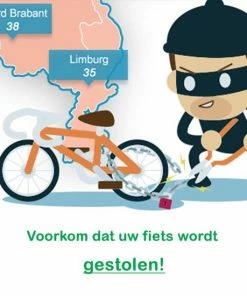 Luxe Walfort Veilige Fietsslot Van Hard Metaal Inclusief 2 Sleutels - Zwart - Kettingslot -Bobike SHOP 550x550 217