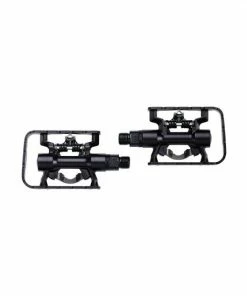 BBB Cycling DualChoice Fietspedalen - Klikpedalen - Platformpedalen - Onderhoudsvrij - Zwart - BPD-23