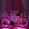 Merkloos LED Fietswiel Verlichting String - 2.2 Meter - Roze