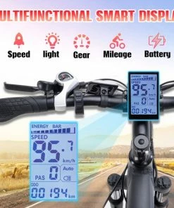 HITWAY 26" Elektrische Mountainbike, 48V/7,5Ah/250W Krachtige E-bike, 35-70KM Elektrische Fietsen Voor Volwassenen 12 HITWAY 26" Elektrische Mountainbike, 48V/7,5Ah/250W Krachtige E-bike, 35-70KM Elektrische Fietsen Voor Volwassenen -Bobike SHOP 550x550 278